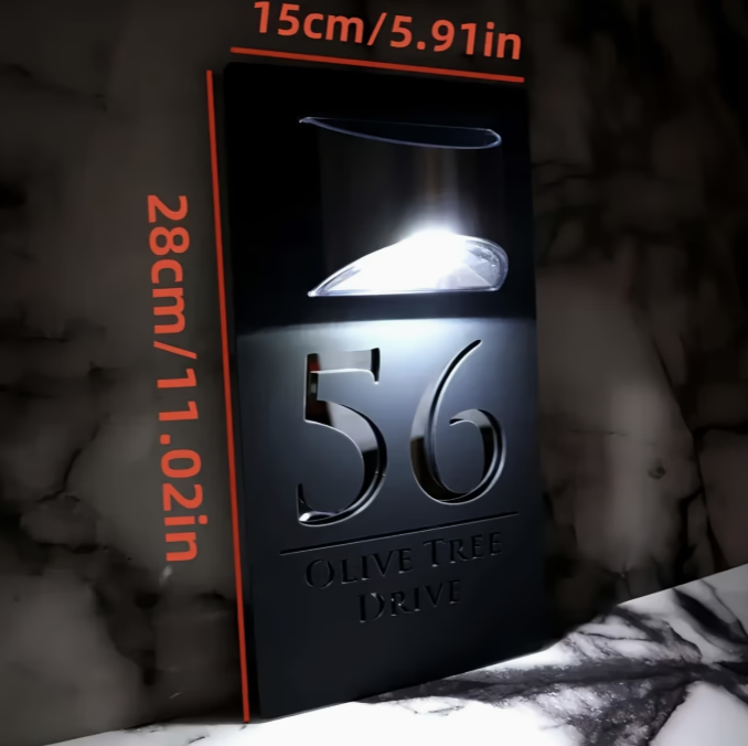 RTS LED Address Plate