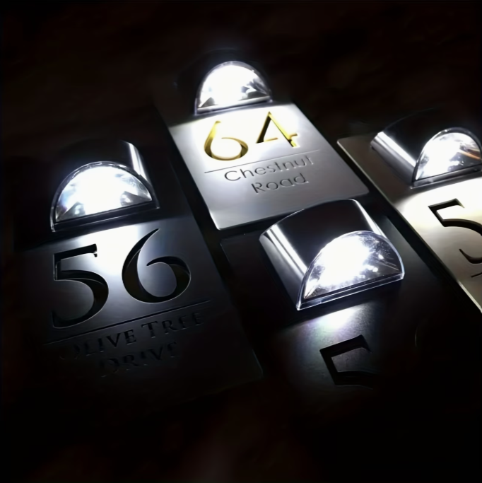 RTS LED Address Plate