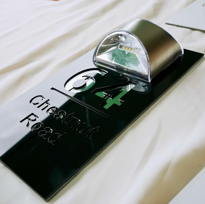 RTS LED Address Plate