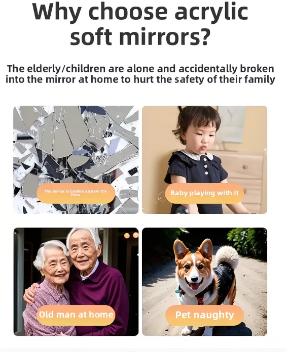 Self-Adhesive Full-Length Mirror