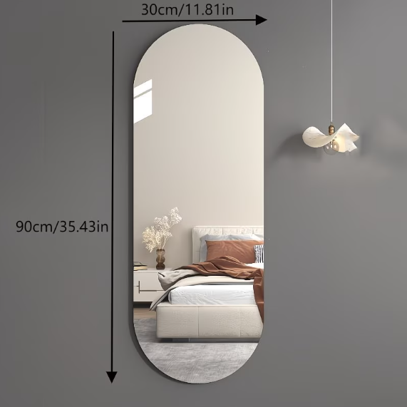 Self-Adhesive Full-Length Mirror